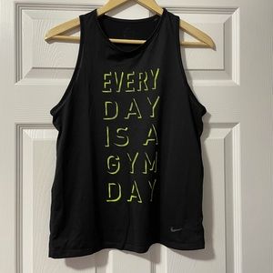 Graphic Nike workout tank top